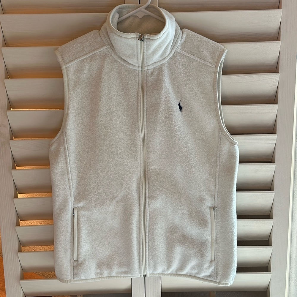Ralph Lauren Polo Golf Women’s Polartech Vest Cream Winter White